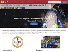 Tablet Screenshot of mfri.org